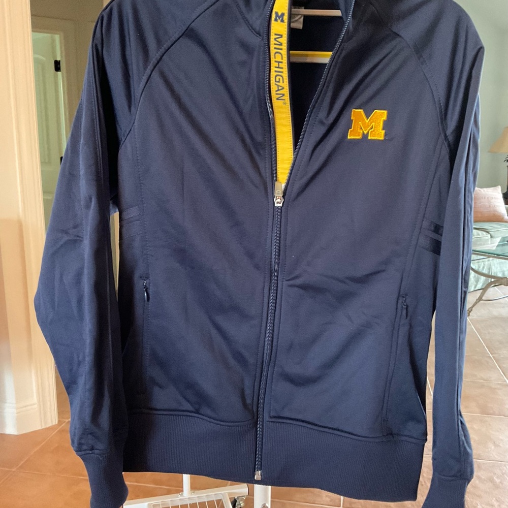 University of Michigan, Navy Blue Michigan Zip-Up Jacket, Small